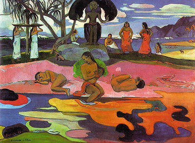 Mahana no atua (Day of the God) by Paul Gauguin